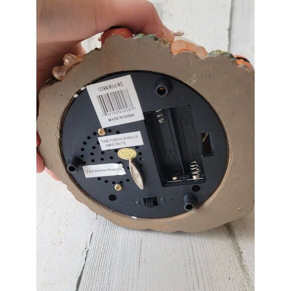 Halloween witch light up snow globe cauldron potion pumpkin ghost Crow - Picture 11 of 13